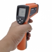 Máy Đo Nhiệt Độ Đến 1300 Độ, 2 Tia Laser Dt8013H