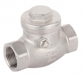 VAN MỘT CHIỀU NỐI REN INOX 316 - 304